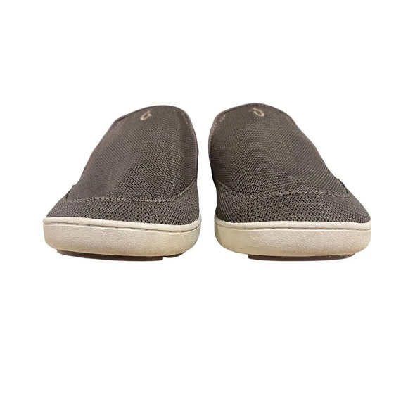 Olukai Nohea Mesh Slip-On Shoes Mustang Lime Green Collapsible Heel Mens Size 11 - Picture 5 of 10